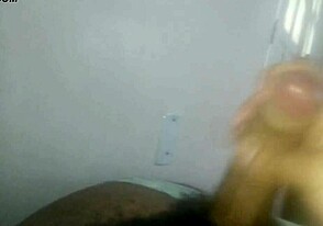 He couldn’t resist showing off his slick shaft