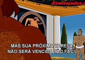 Free gay cartoon the fat greeks pause