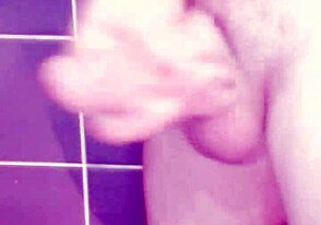 Caught Masturbating Solo in the Bathroom with a Naughty Twist