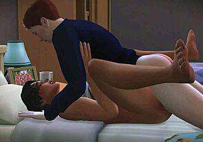 Stepbrother romance in The Sims 4
