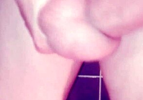 Caught Masturbating Solo in the Bathroom with a Naughty Twist