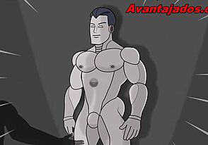 Check out this cartoon gay action with o negão and his viadinho!