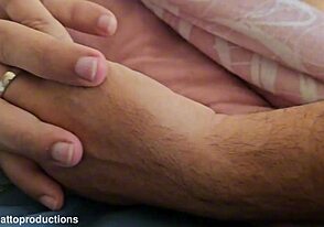 that morning urge solved with some super hot bareback amateur action on sheer