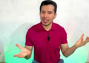 How does this mature American bang his young Spanish twink bareback?