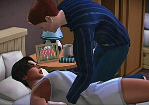 Stepbrother romance in The Sims 4