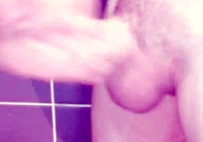 Caught Masturbating Solo in the Bathroom with a Naughty Twist