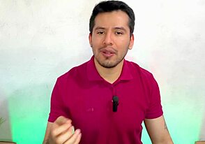 How does this mature American bang his young Spanish twink bareback?