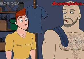 Толкова съм в гей сексо десенхо, този портиер ядещ ме подлудява!