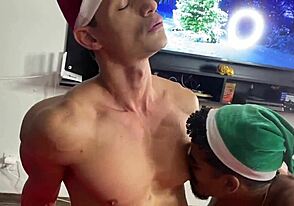 Brazilian Christmas gang action with carioca milkmen