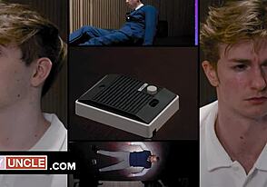 Severance homseparodi med freeuse twink som blir knullet av stor kuk i del 1