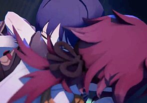 Gay anime with bareback sex