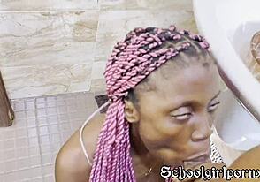 Bathroom Quickie with the Maid Gets Steamy