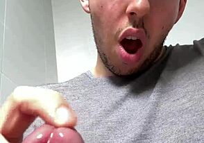 Masturbating my ass until I cum hard like a fountain