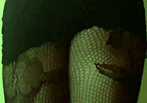 Travesti in Black Dress Shows Off Amateur Style