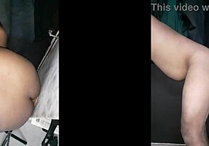 trying anal sex with dildo from different camera angles. indian style ass fucking feels wild!