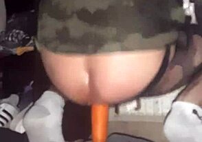 Lokita jugando sola turns into ANAL ASSAULT fun.