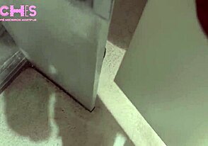 hot amateurs showing off in wild public spots